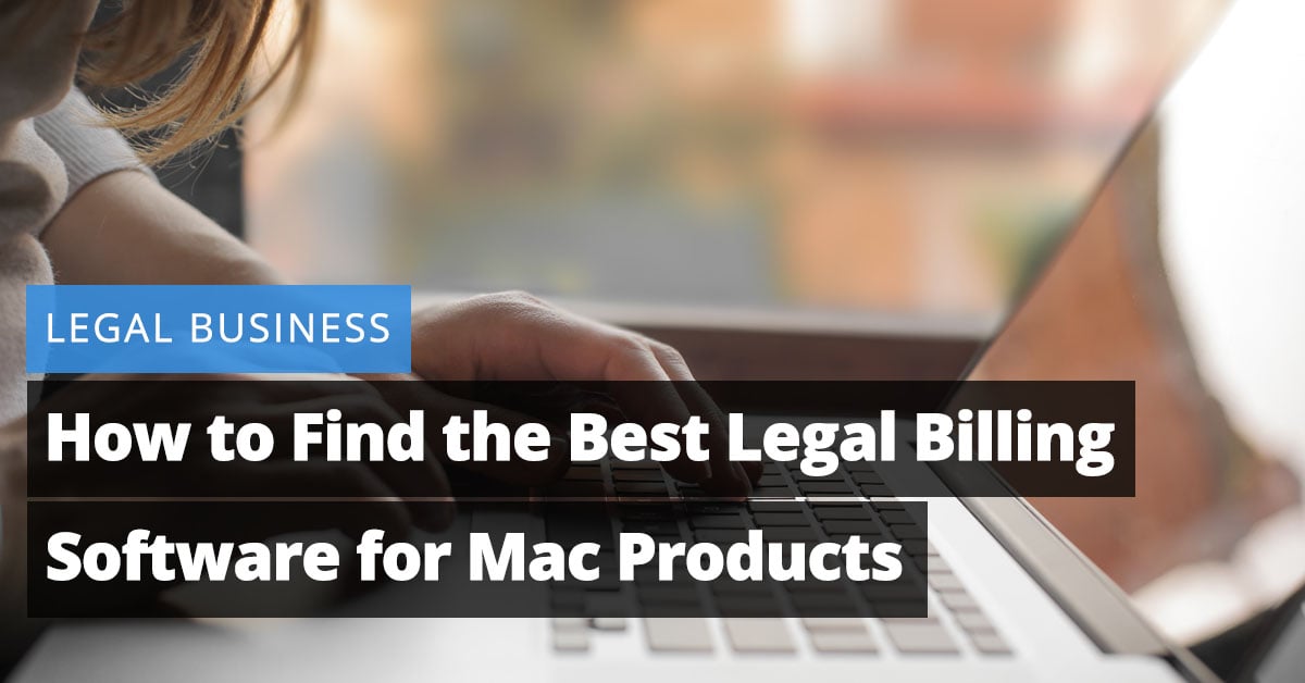 legal billing software for mac